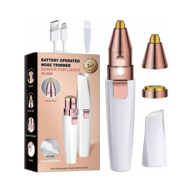 SILKGLOW™ 2 in 1 eyebrow-facial hair remover